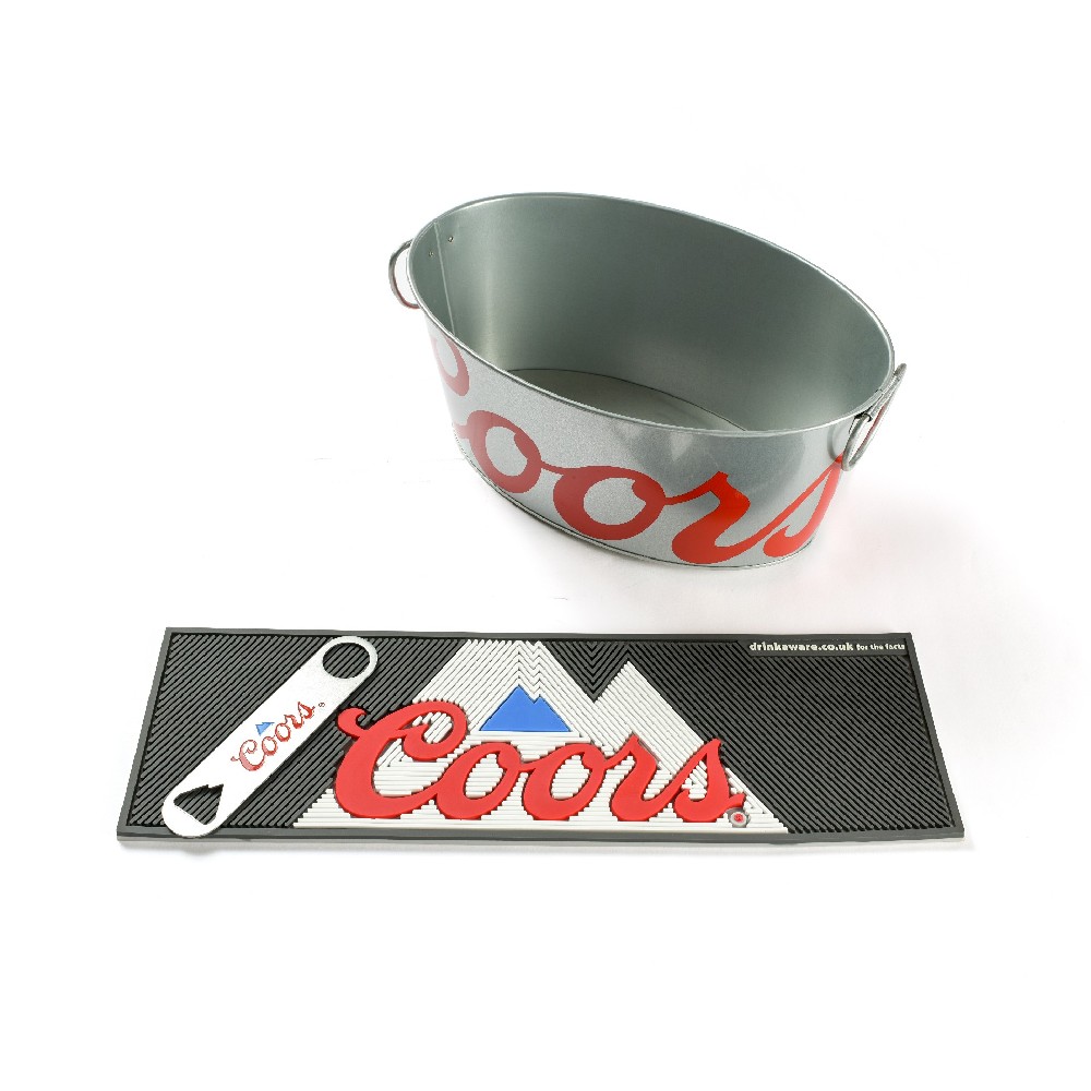 Coors ice bucket pack including